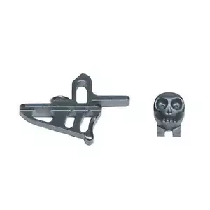 HK Army Skeleton Power Button + Release Trigger Kit - LTR / Rotor - Pewter - Picture 1 of 4