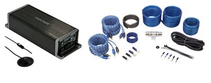 Kicker Key2004 200 W 4-Kanal Smart Verstärker mit Auto-EQ/Prozessor + Verstärker Kabelsatz - Bild 1 von 9