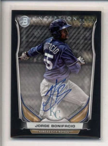 JORGE BONIFACIO 2014 BOWMAN INCEPTION BLACK ROOKIE AUTOGRAPH AUTO #/35 AX3174 - Picture 1 of 1