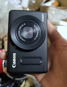 Canon PowerShot S100V Digital Camera Black (Preowned) - Picture 1 of 1