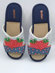 DeValverde Scuff - Ladies - 1503 - Strawberries - Gris Marino Verdinas - Picture 1 of 23