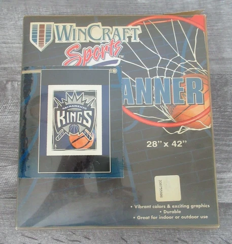 Sacramento Kings Indoor Outdoor Vertical Flag Banner 28" x 42" NBA Logo Cover