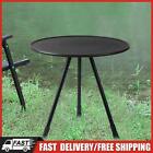 Adjustable Picnic Liftable Table Aluminum Alloy Outdoor Furniture (Black)