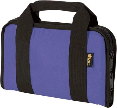 US PeaceKeeper Purple Attache Pistol Case 12.5x6.5 w/Slim Design f/Safe Storage - Image 1 of 3