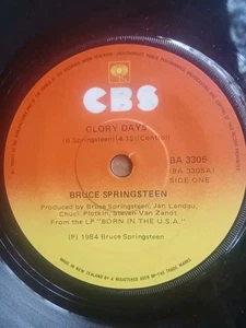 Bruce Springsteen Glory Days 45 7 Inch New Zealand Og CBS - Picture 1 of 2