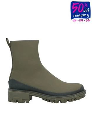 PVP €495 RAG & BONE Botines US6 UK3 EU36 Verde Tacón Cuadrado Pull On Foto 1 de 4