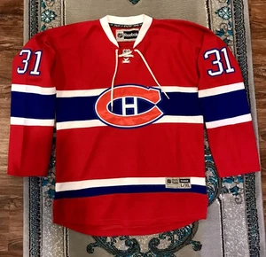 Montreal Canadians Replica Youth L/XL Carey Price #31 NHL Hockey Jersey Red - Picture 1 of 8