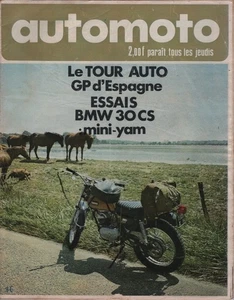 AUTOMOTO 1971 36 BMW 3.0 CS E9 ALBI BERTONE GRAND NATIONAL YAMAHA 50 ENDURO - Imagen 1 de 1