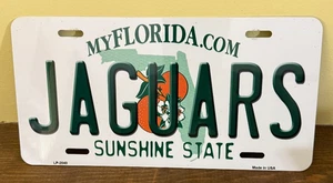 Jacksonville Jaguars Facsimile Florida plate - Metal License Plate - Picture 1 of 1