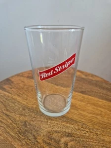 Red Stripe Pint Glass (Official Brand New) - Picture 1 of 4