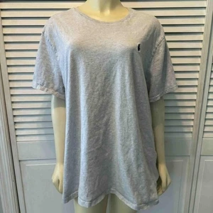 Herren Polo Ralph Lauren Kurzarm T-Shirt XXL grau mit blauem Logo - Bild 1 von 7