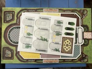 Juego de mesa Mystery Mansion 1995 juego de mesa tablero y paredes de repuesto - Imagen 1 de 16