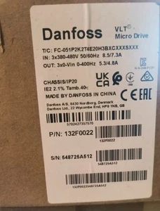 Danfoss frequency converter FC-051P1K5T4E20H3BXCXXXSXXX 132F0020 Brand new - Picture 1 of 1