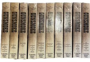 Gunsmoke Series Set Of 10 Brand New/Sealed VHS Tapes - Imagen 1 de 2