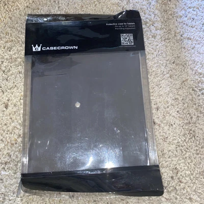 Casecrown Protective Case For Tablets Up To 10" Black NOS Edw15  - Image 1 of 4