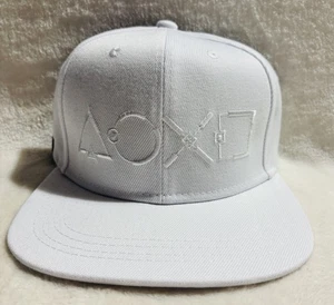 Sony PlayStation Snapback Mütze 3D bestickt Button Controller Cap weiß NEU - Bild 1 von 5