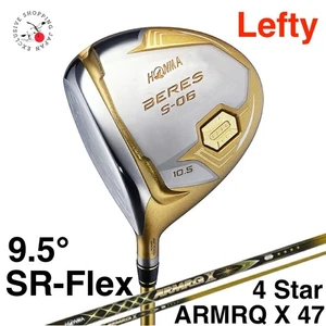 HONMA Beres S-06 Driver 9.5° SR-Flex ARMRQ X 47 4Star Graphite Shaft 4S Lefty - Picture 1 of 7