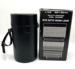 Sun Zoom 38-90mm F3.5 Macro MC Stndrd Zoom Lens for Canon FL Japan F/S Pre-Owned - Picture 1 of 17
