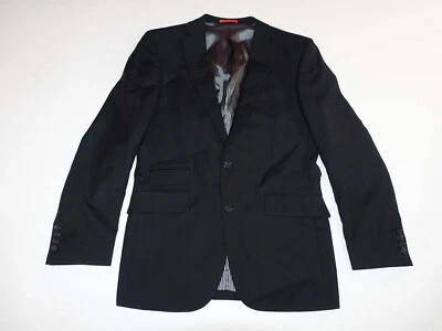 Chaqueta de Traje Bartorelli Napoli Para Hombre Talla 38 Corta Negra 2 Botones Lana Cachemira Foto 1 de 4