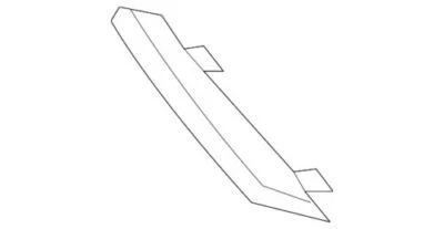 Genuine Land Rover 2006-2009 Range Rover Sport Bumper Valance Panel DXC500021PMA — 第 1/2 张图片