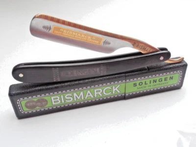 DOVO rasoio Bismarck ebano 6/8" versione vecchia SOLINGEN Straight Razor - Immagine 1 di 4