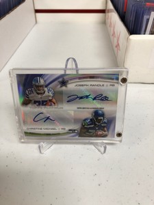 2013 Topps Platinum Joseph Randle/Christine Michael Auto 6/25