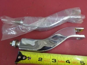 Harley's Other's Choice of Multi-fit PAIR Chrome Footpeg MTS Straight or OFFSET - Picture 1 of 10