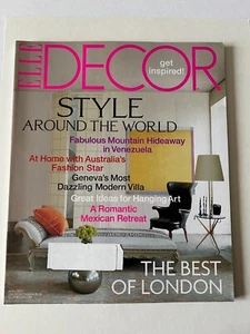 STYLE AROUND THE WORLD * VENEZUELA GENEVA LONDON April 2007 ELLE DECOR MAGAZINE - Imagen 1 de 5