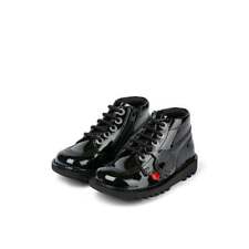 Kickers kids size 28 patent black boots (UK SIZE CHILD 10)