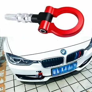 Red Track Racing Style Aluminum Tow Hook For BMW F30 F35 F10 3 4 5 Series - Picture 1 of 13