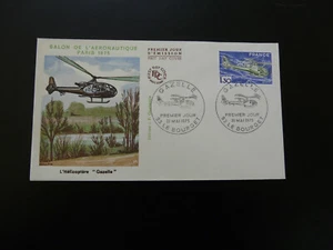 FDC France 1975 aviation helicopter - Picture 1 of 1