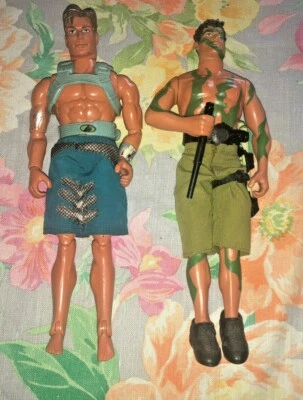 COPPIA  GIOCATTOLI Action Man Vintage da collezione o gioco - Immagine 1 di 4
