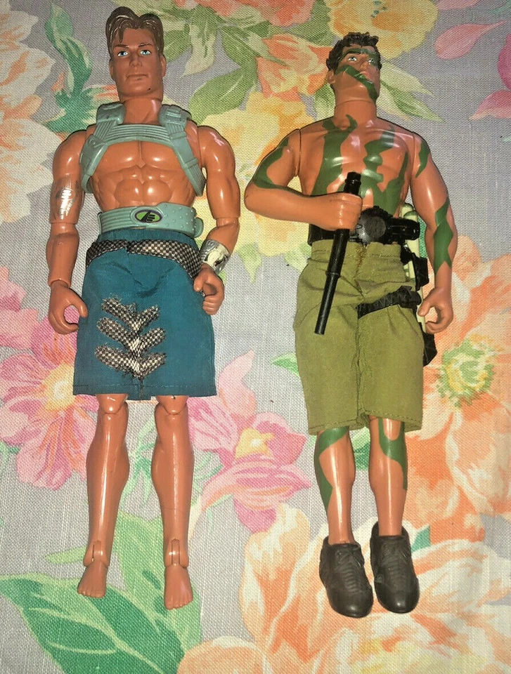 COPPIA  GIOCATTOLI Action Man Vintage da collezione o gioco - Immagine 1 di 4