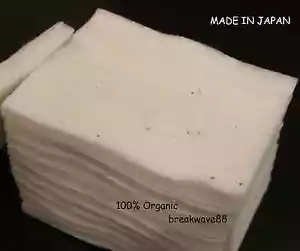 ALMOHADILLAS DE ALGODÓN 100% ORGÁNICO SIN BLANQUEAR CULTIVADAS JAPONESAS Algodón Orgánico 38 HOJAS - Imagen 1 de 1