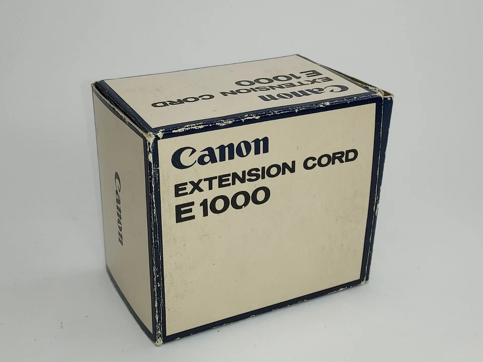 Canon extension cord E1000 in box F-1 camera - Image 1 of 4