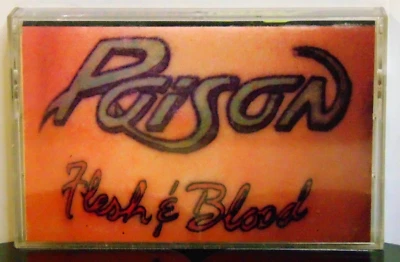 Poison – Flesh & Blood - 1990 Capitol C4 91813 Cassette Tape, Album - Image 1 of 4