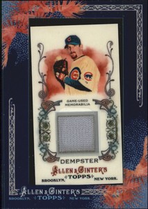 2011 Topps Allen and Ginter Relics Chicago Cubs Baseball Card #RD Ryan Dempster
