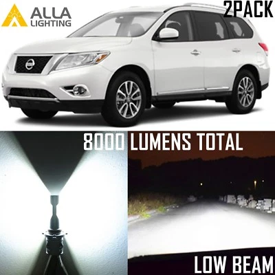 Светодиодная фара ближнего/основного/дальнего света Alla Lighting H11 лампа фара для Nissan - Изображение 1 из 4