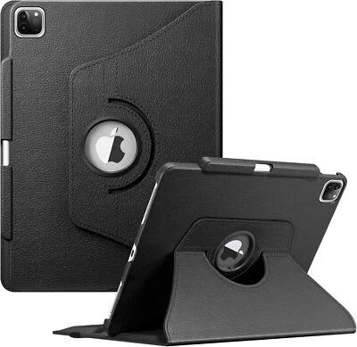 Rotating Case for iPad Pro 12.9 6th 2022/5th 4th 3rd Stand Cover Pencil Holder - Image 1 of 4