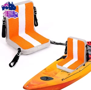 Inflatable Kayak Seat with Back Support Universal Padded Board Seats Detachable - Picture 1 of 12