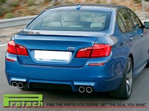 11-14 BMW F10 520i 528i 535i 550i M5 Style Trunk Spoiler Lip Painted 475 Black - Picture 1 of 2