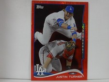 2014 Topps Update Red Hot Foil Justin Turner #US-68