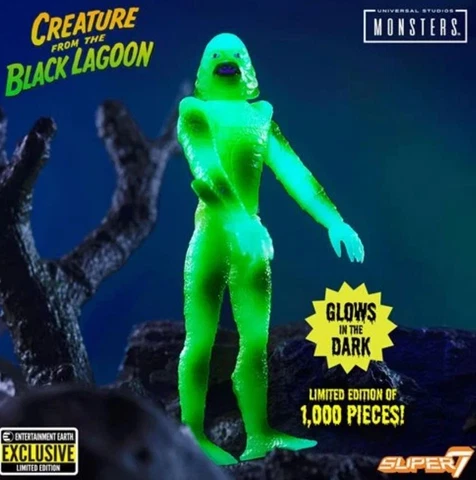 Creature from the Black Lagoon Super She Creature GitD Figure EE Exclusive Cover