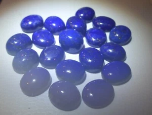 12 X 10 MM LAPISLÁZULI SIN TRATAR CORTE OVALADO, AFGANISTÁN, $8 CADA UNO - Imagen 1 de 4