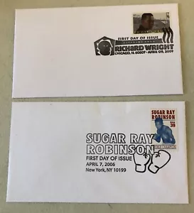 Us First Day Covers 41 Cent Sugar Ray Richard Wright 2006 sin dirección - Imagen 1 de 2