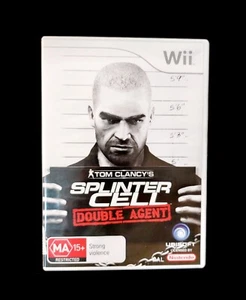 Tom Clancy's Splinter Cell Double Agent Nintendo Wii Game with Manual - Picture 1 of 3