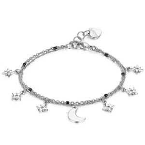 SAGAPO BRACCIALE DONNA Con Luna E Stelle Acciaio Sagapò SDP11 S’agapo - Foto 1 di 2