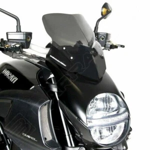 BARRACUDA CUPOLINO AEROSPORT DUCATI DIAVEL WINDSHIELD FUME SCURO - Picture 1 of 1