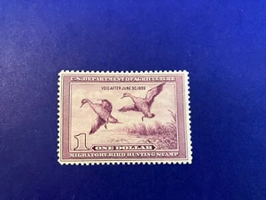 US #RW5 Federal Duck Stamp Book Tab Hinge - Picture 1 of 2