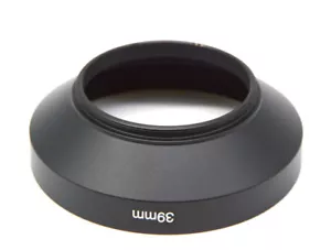 39mm Black Metal Wide Angle Screw in Lens Hood 39mm Thread - UK SELLER - Picture 1 of 6